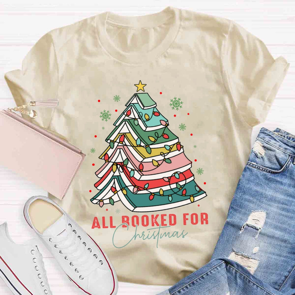 All Booked For Christmas T-shirt