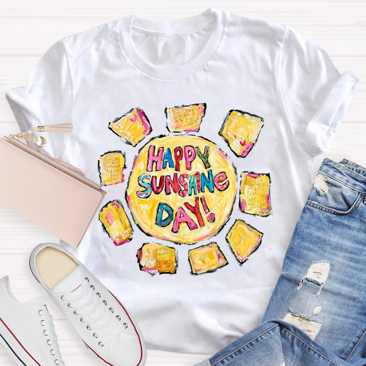 Happy Sunshine Day Teacher Shirt