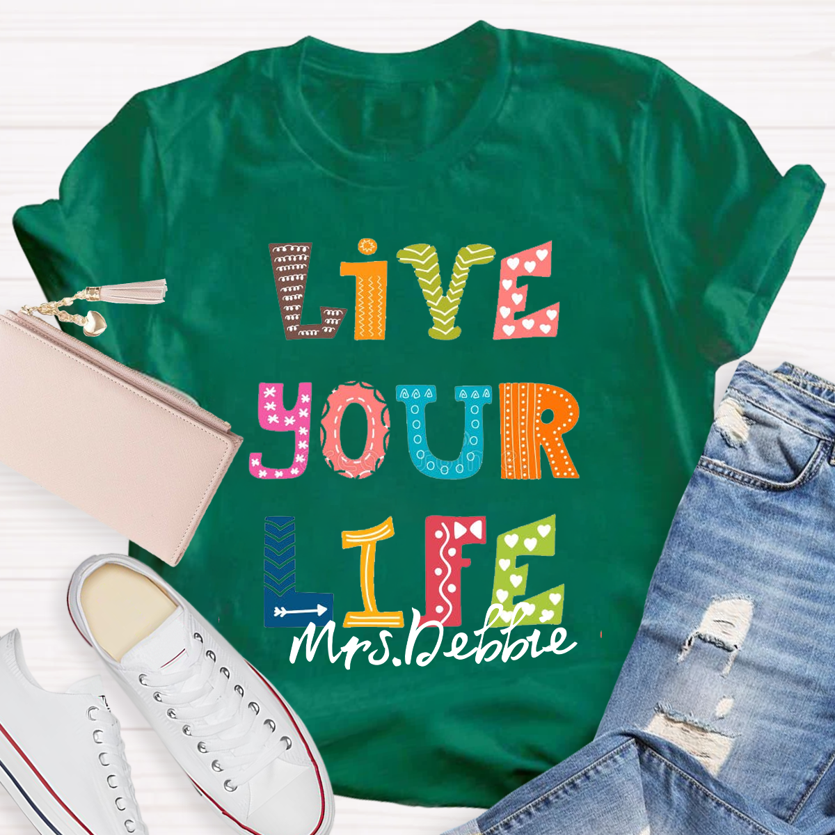 Personalized Name Live Your Life T-Shirt