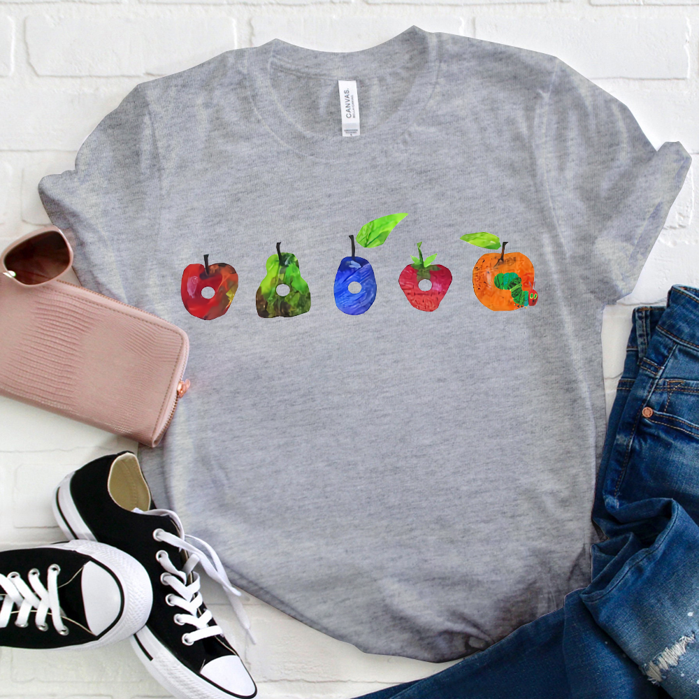 Fruits And Caterpillar T-Shirt