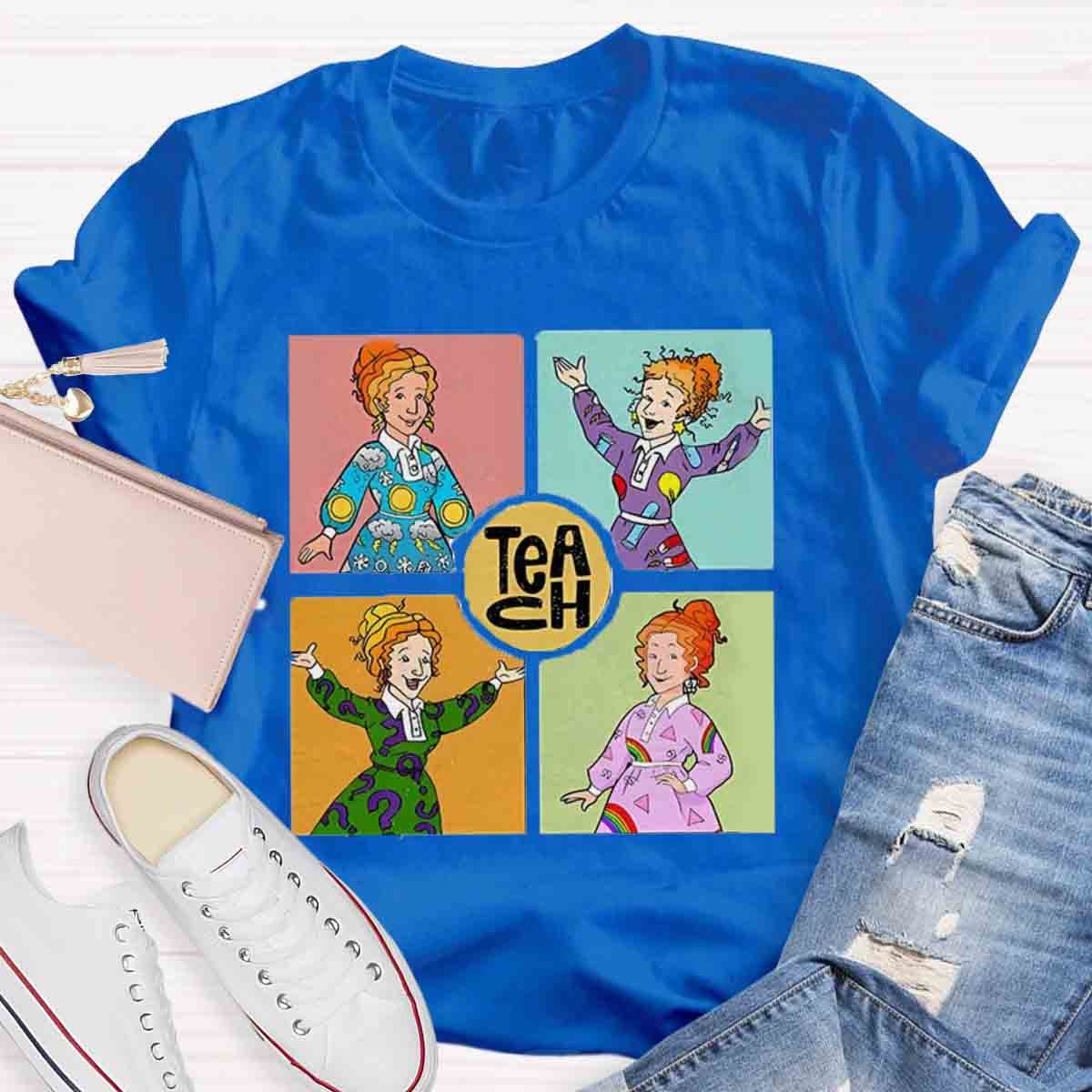 Teach Magic School Bus Teacher T-Shirt