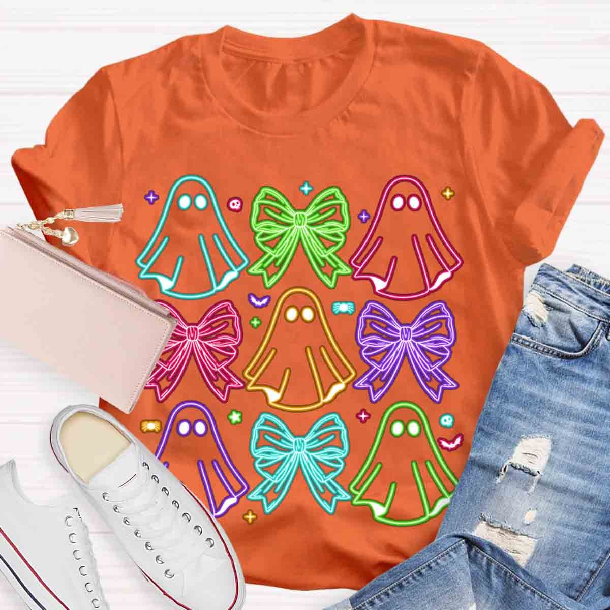 Halloween Ghost Neon Shirt