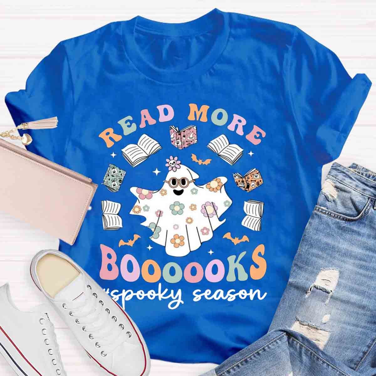 Read More Books Teacher Halloween Shirt