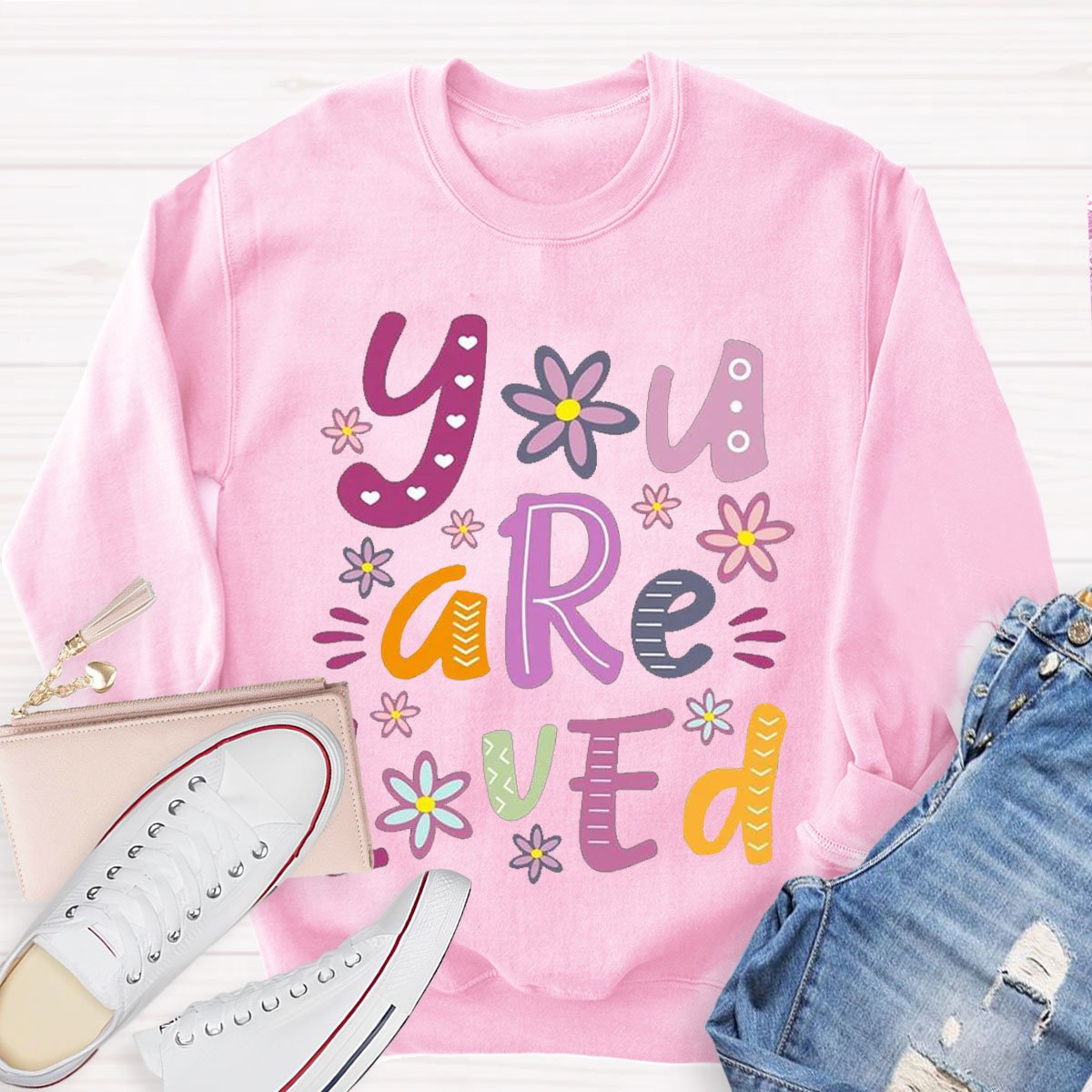 You Are Loved Teacher Sweatshirt