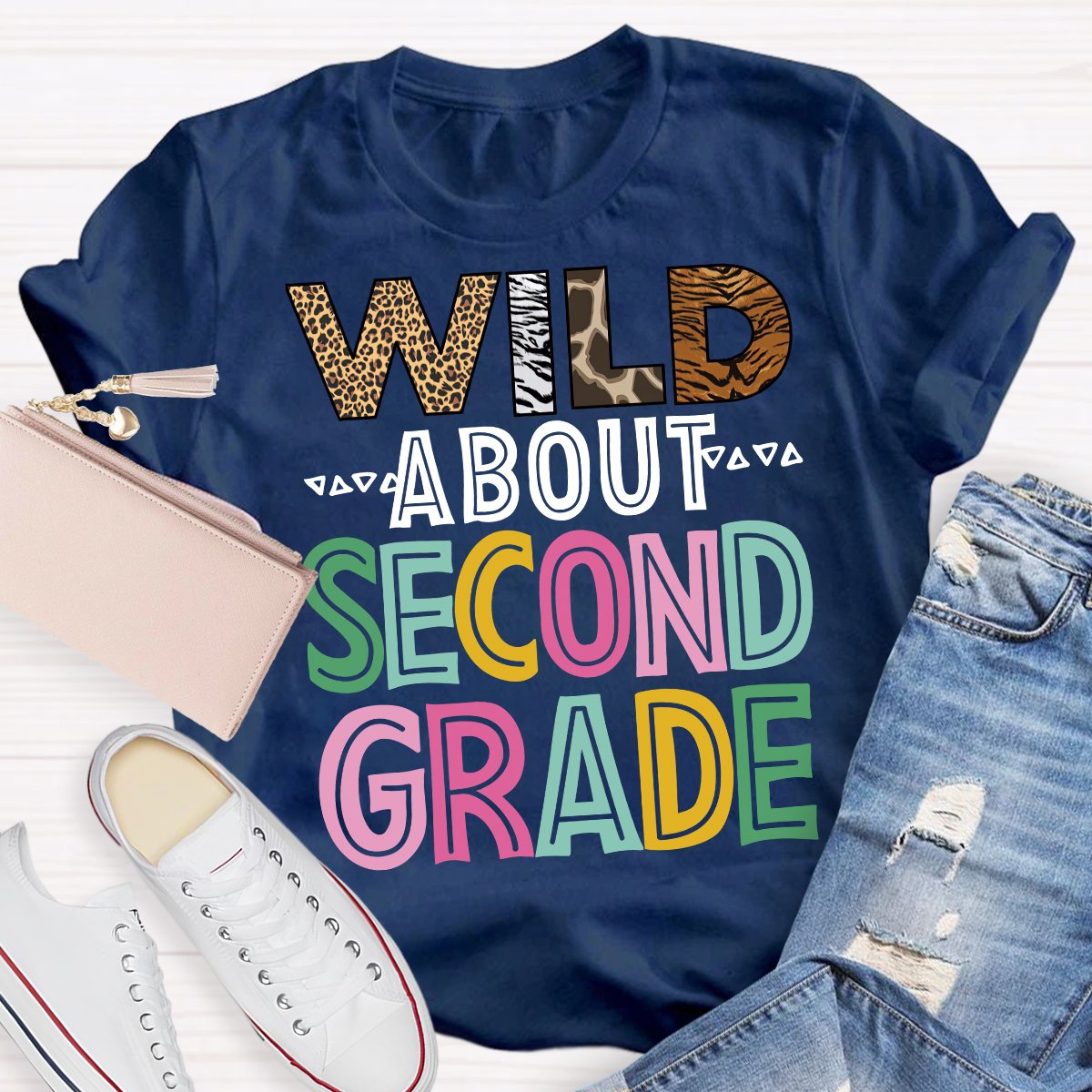 Personalized Wild Avabout Fourth Grade Teacher Shirt