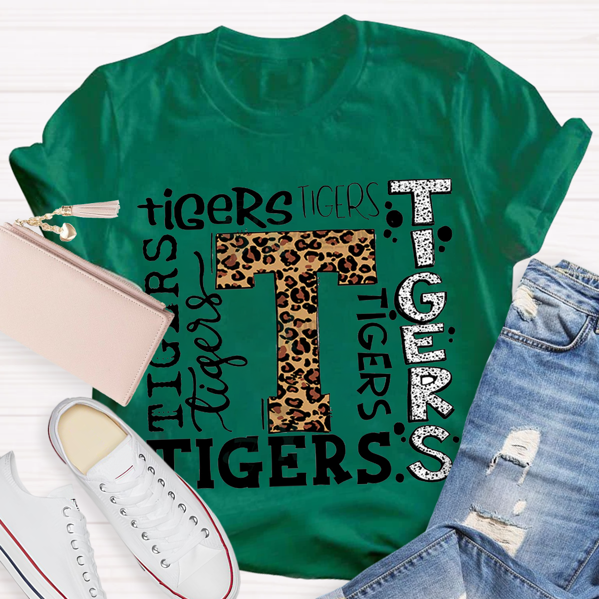 Personalized School Mascot Teacher T-Shirt