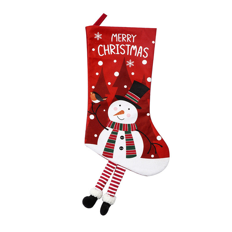 Gift Bag Christmas Tree Ornaments Gift Socks Fireplace Pendants