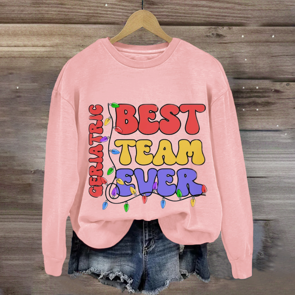 Personalized Team Name Christmas Sweatshirt