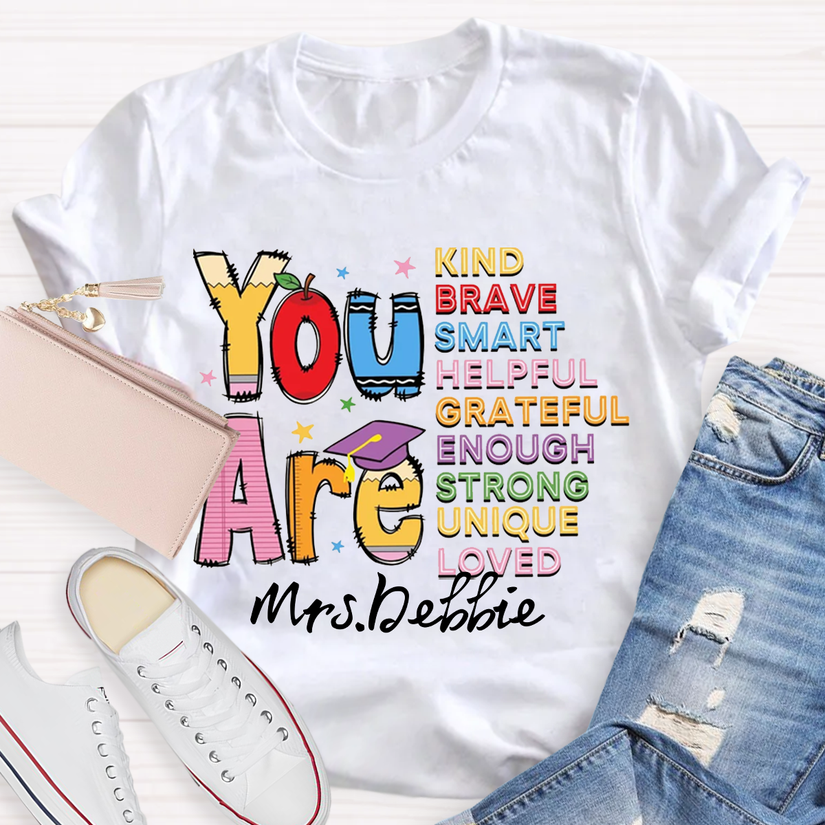 Personalized Name You Are  Brave Casual T-Shirt