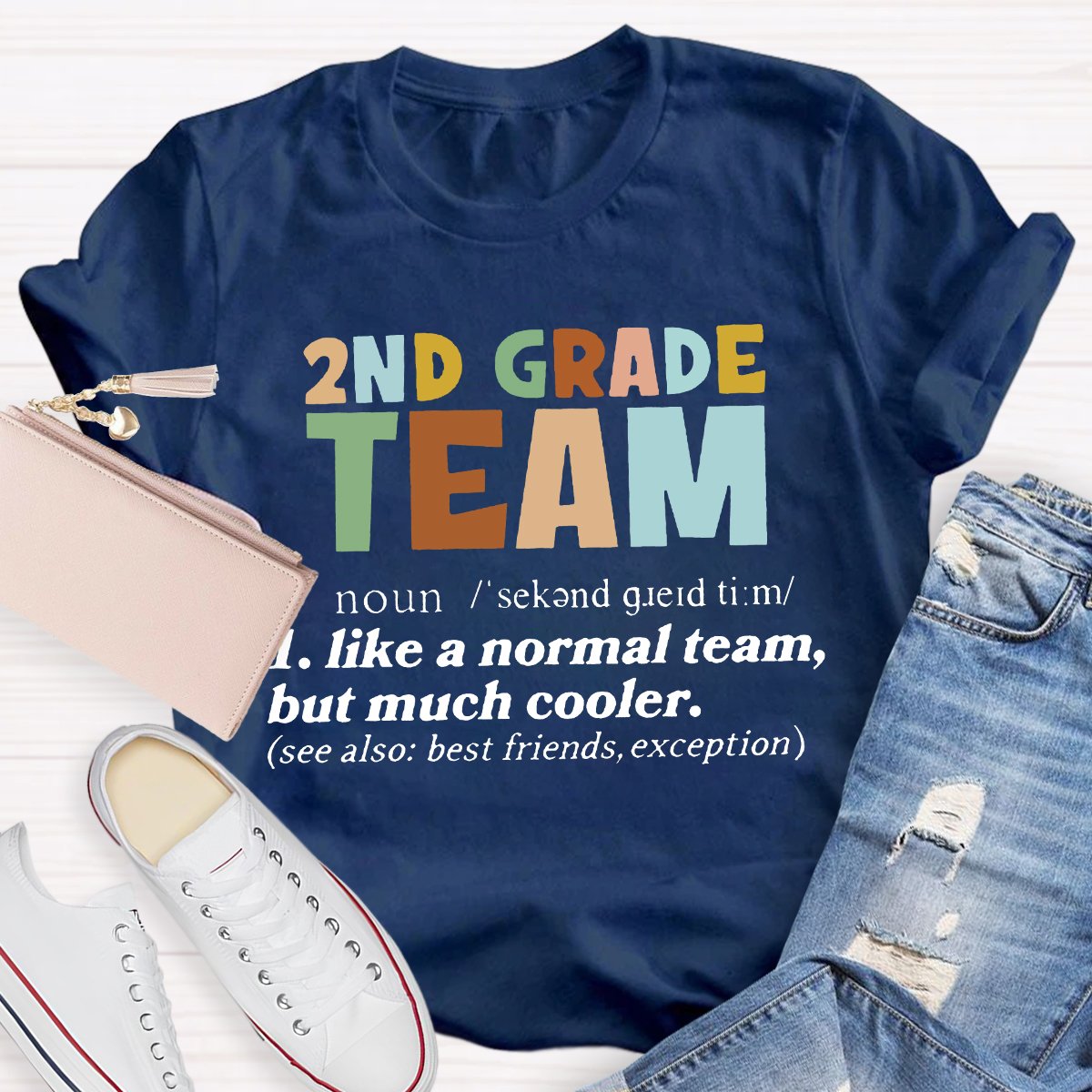 Personalized Grade Team Definition Teacher T-Shirt