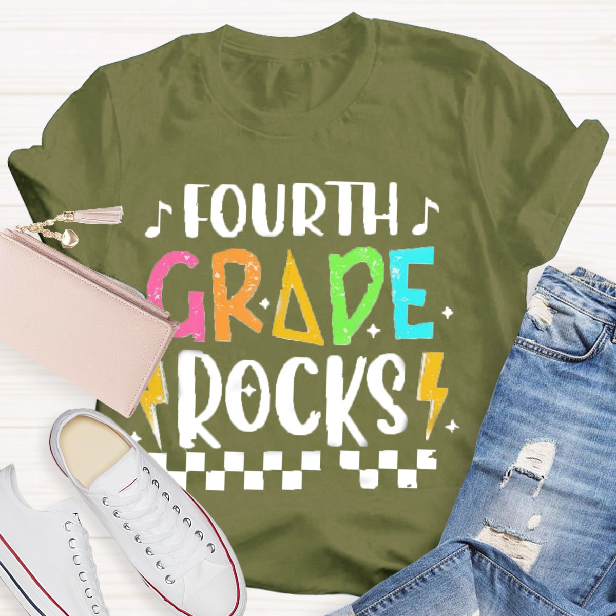 Personalized Grade Rocks Teachers Back To School Shirts