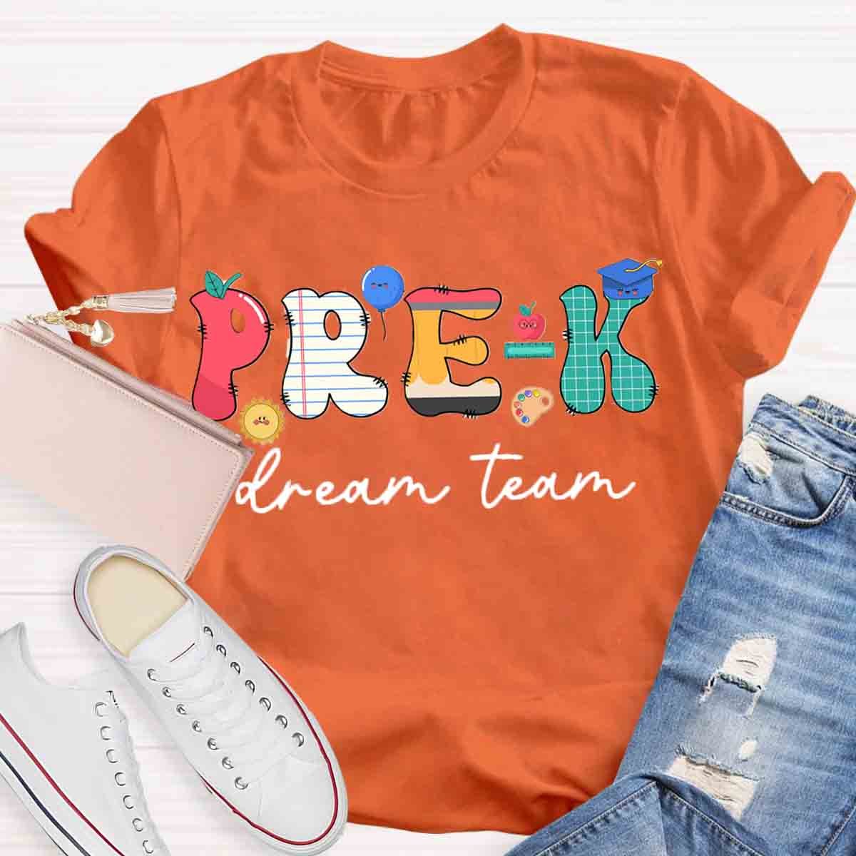 Personalized Name Pre-k Teachers T-Shirt