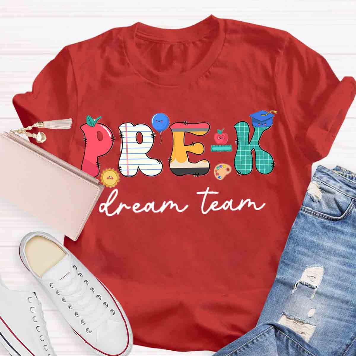 Personalized Name Pre-k Teachers T-Shirt