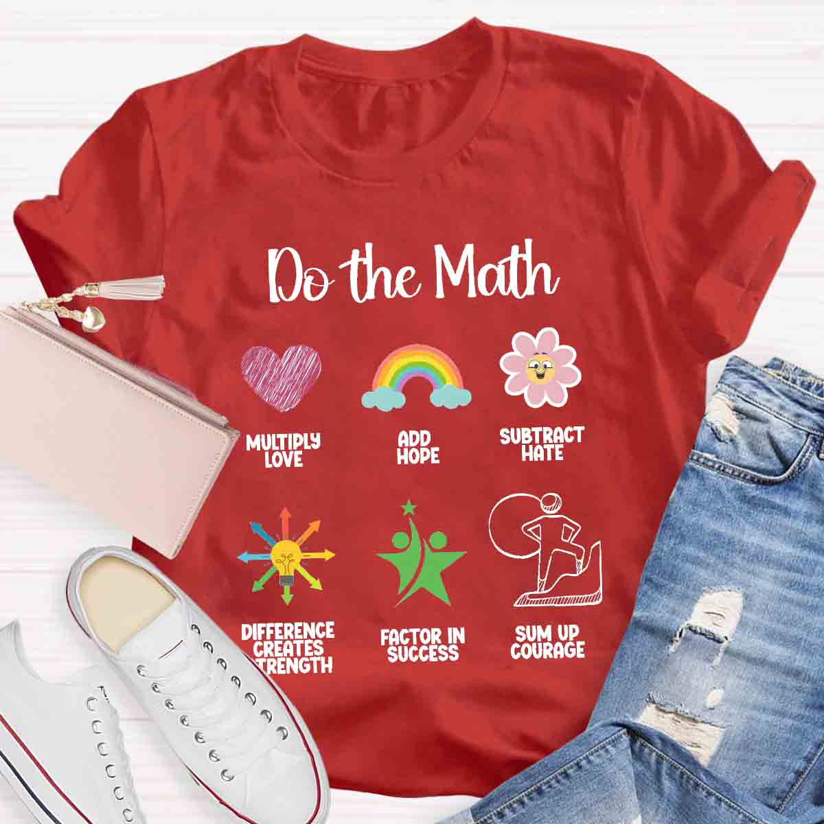 Do The Math Add Hope Math Teacher T-Shirt