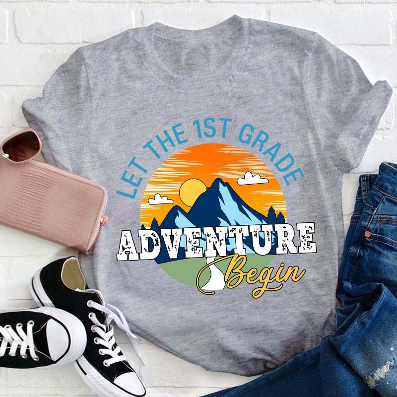 Personalized Let The Adventure Begin Teacher T-Shirt