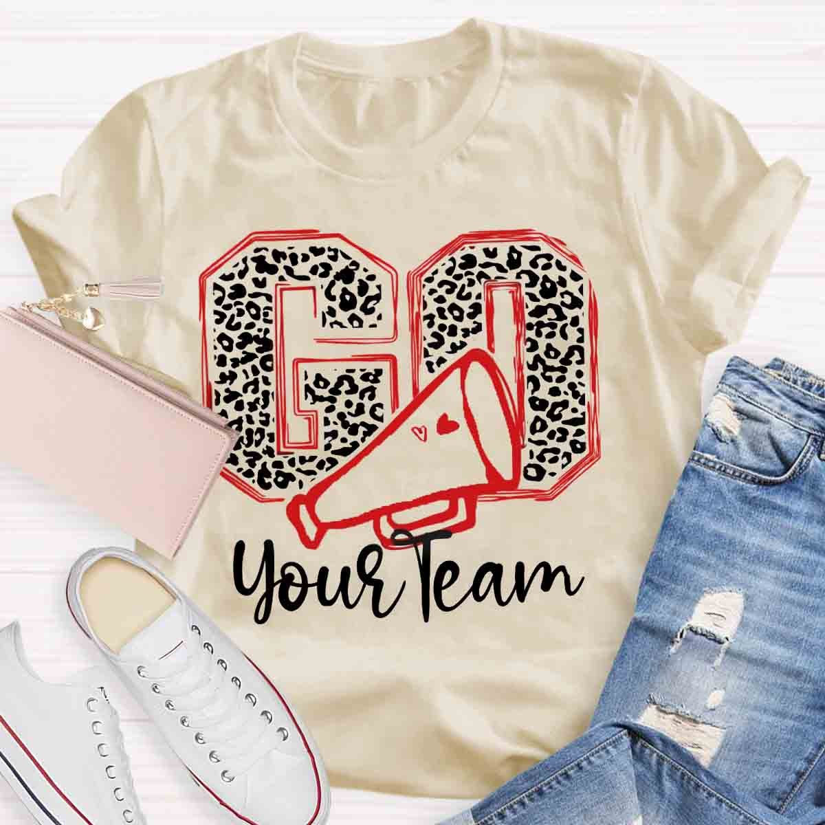 Personalized Team Name Go Go Go Teacher T-Shirt