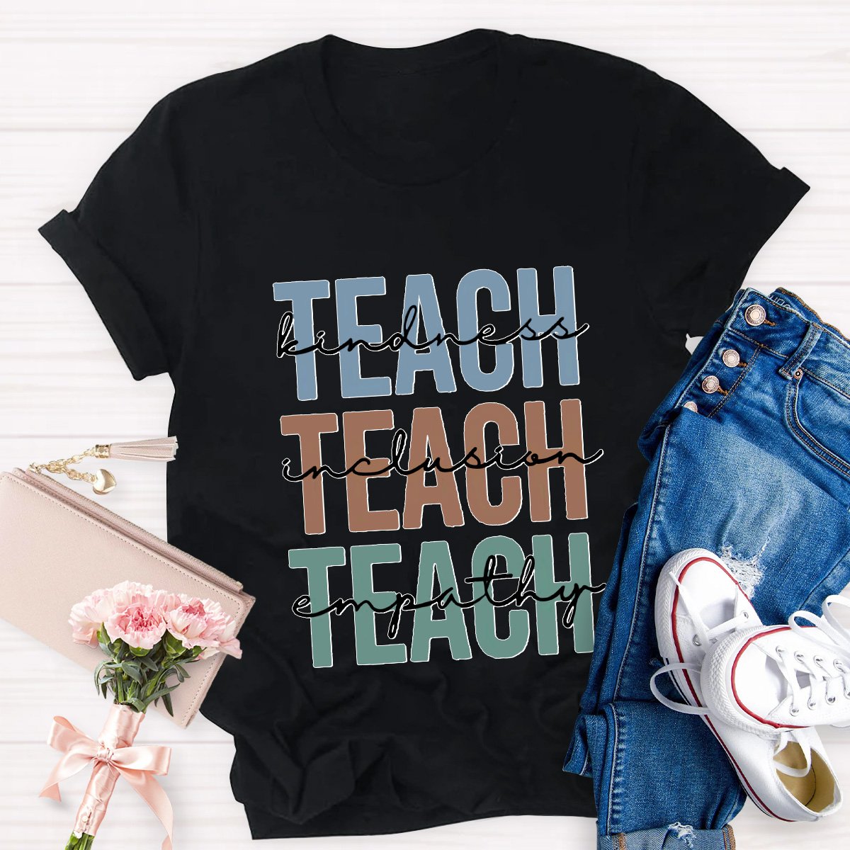 Teach Kindness Teacher Shirt