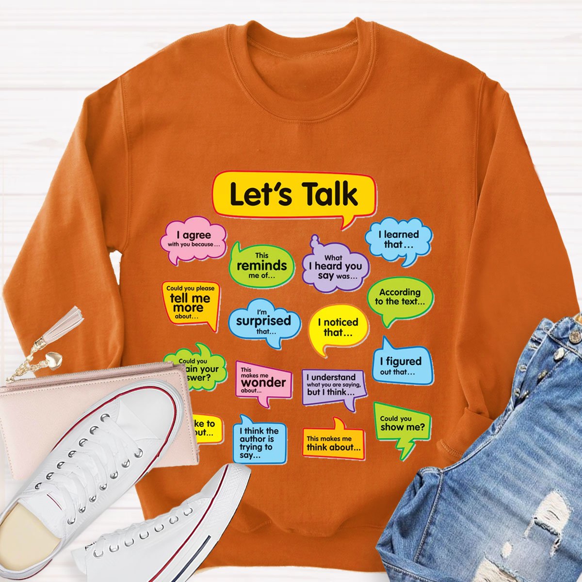 Let's Talk I'm Surprised Sweatshirt