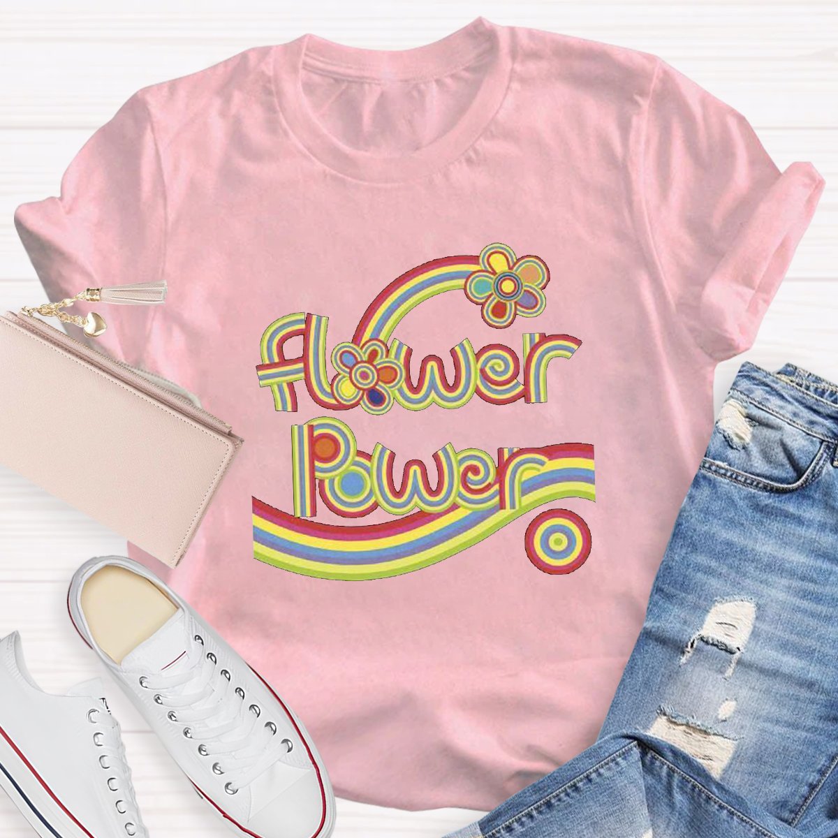 Flower Power Teacher Shirt