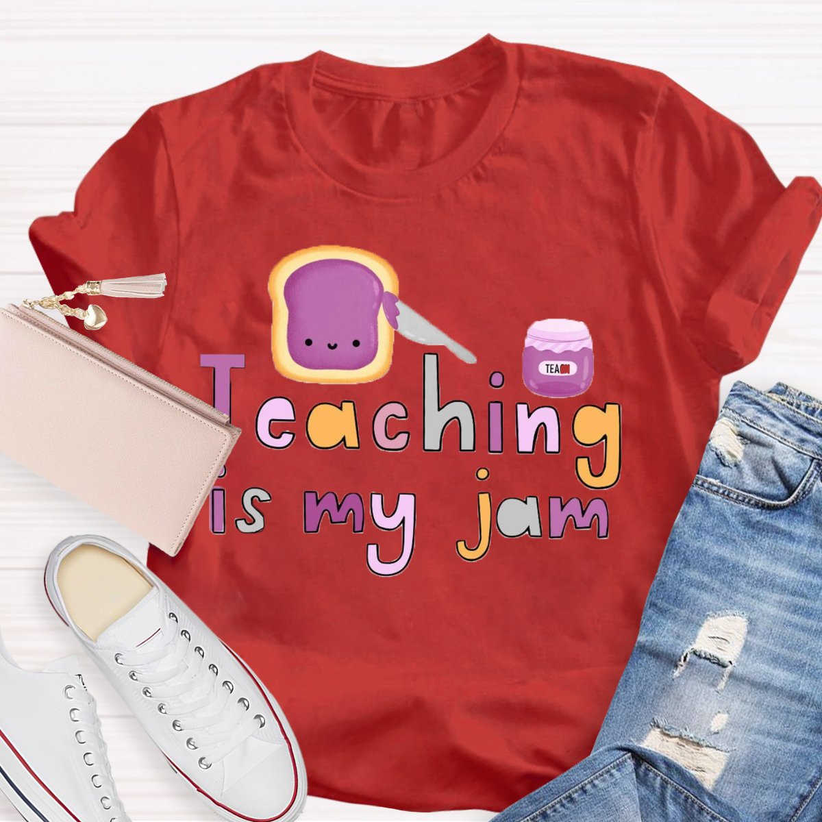 Teaching is my Jam Cute Teacher Shirt