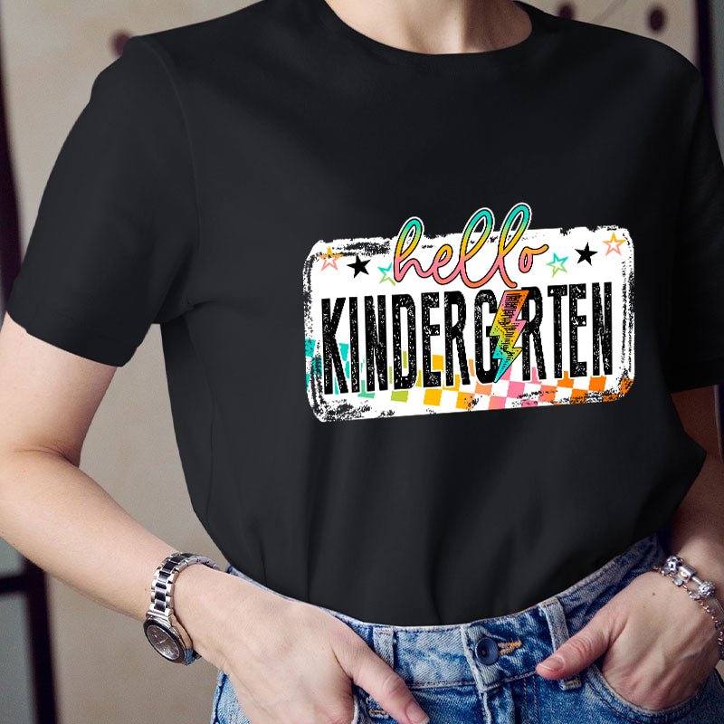 Personalized Grade Hello Teacher T-Shirt