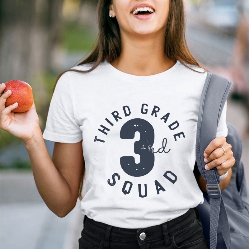 Personalized Grade Squad Teacher T-Shirt