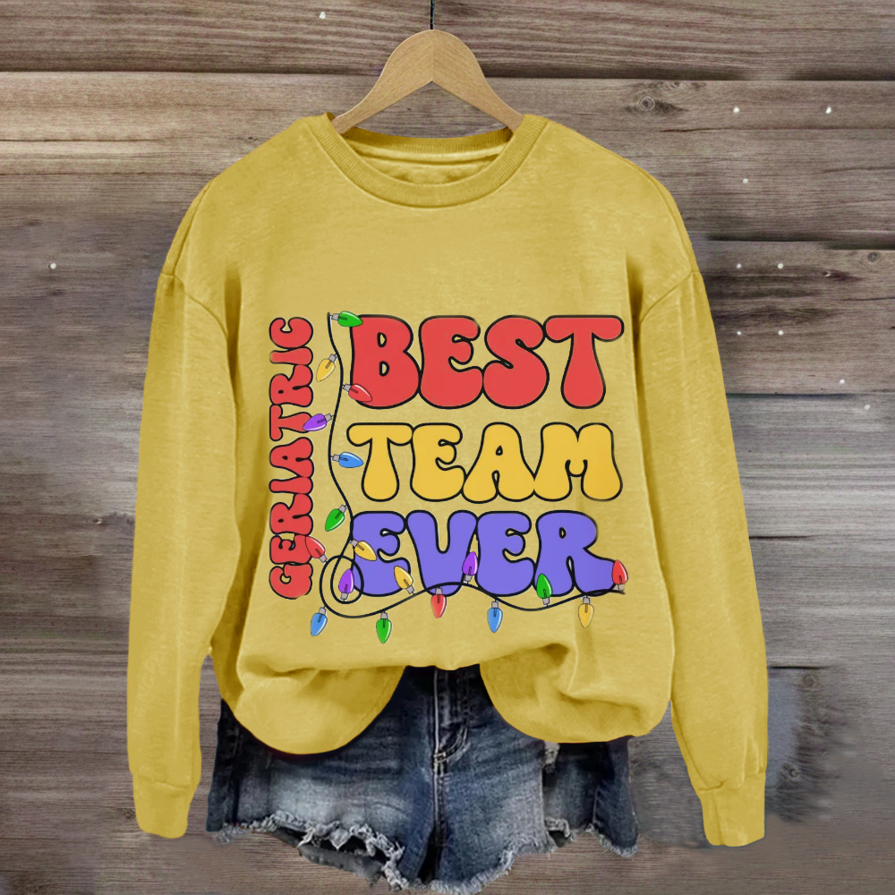 Personalized Team Name Christmas Sweatshirt