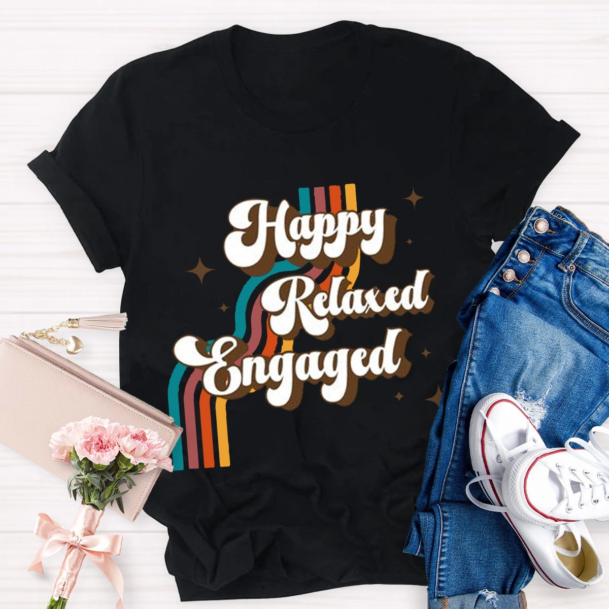 Happy Relaxed Teacher Shirt