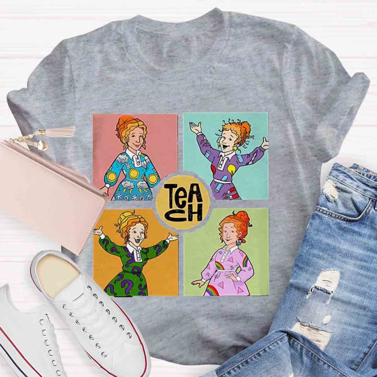 Teach Magic School Bus Teacher T-Shirt