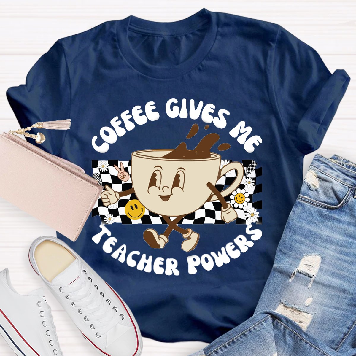 Coffee Gives Me Teacher Powers Shirt