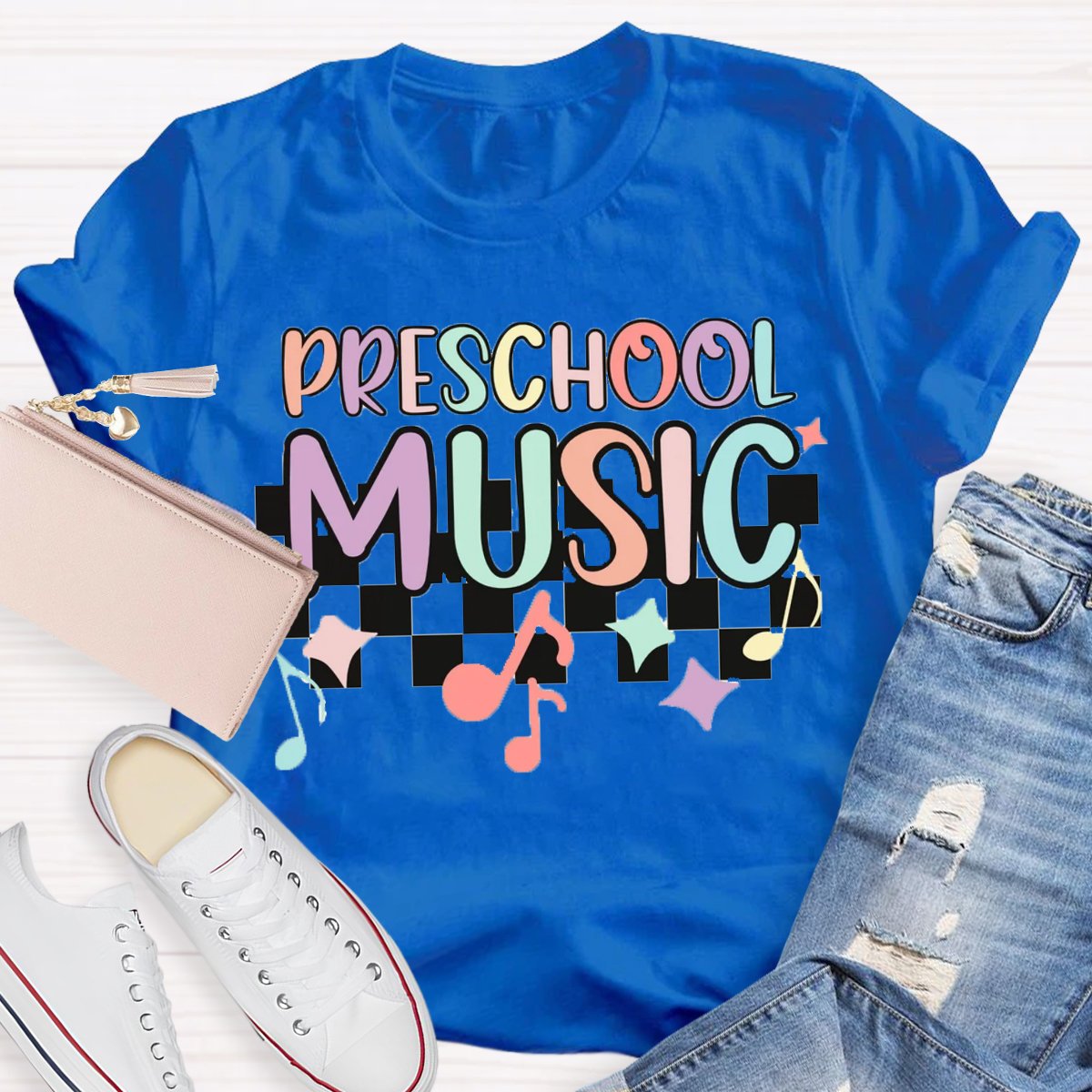 Personalized Grade Music Teacher Shirt