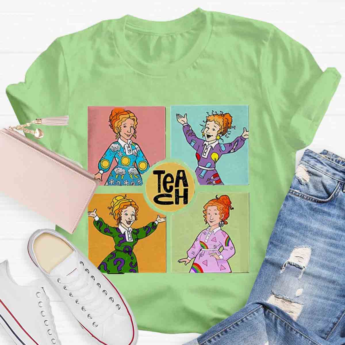 Teach Magic School Bus Teacher T-Shirt