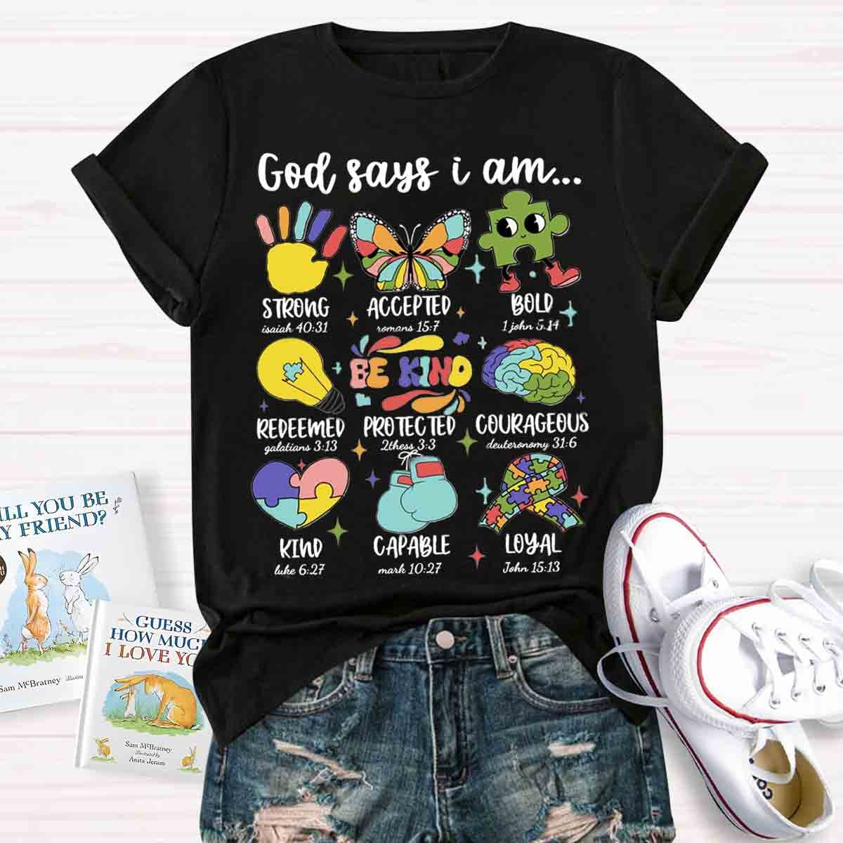 God Says I am a Teacher Shirt