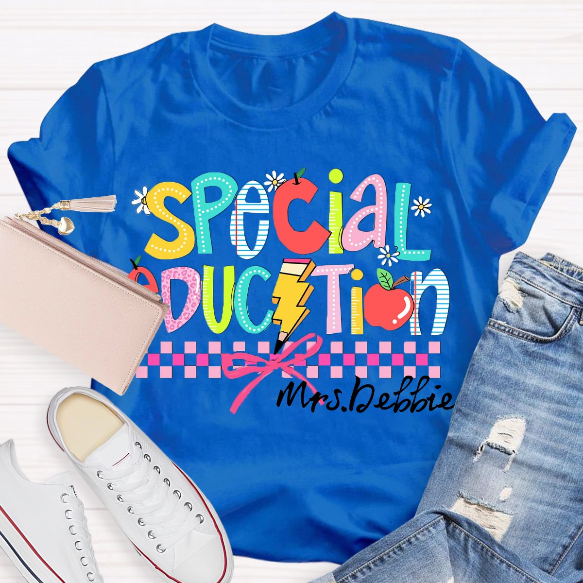 Personalized Name Special Education Teacher Shirt