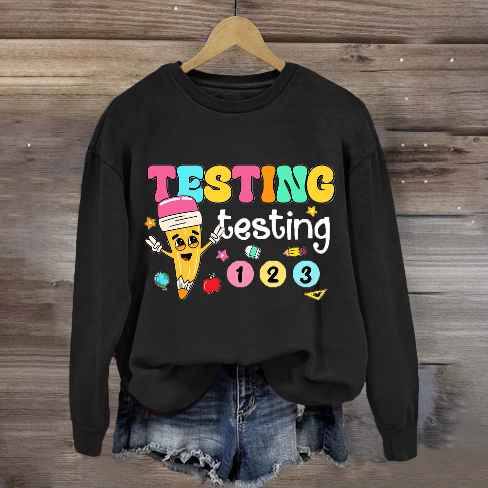 Testing Day Pencil Sweatshirt