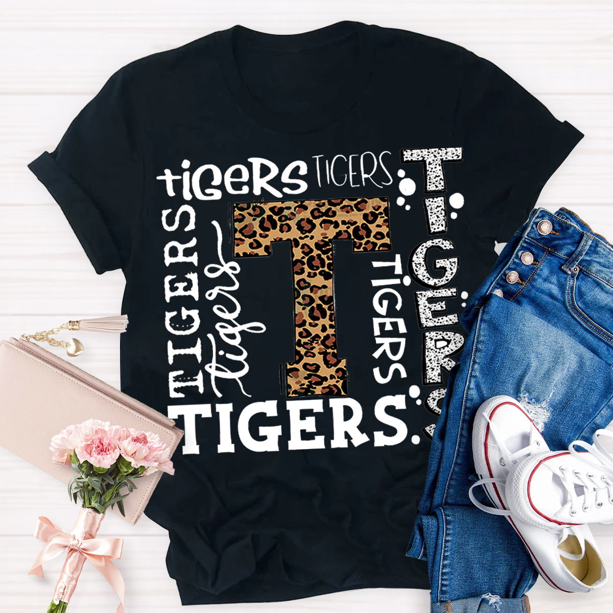 Personalized School Mascot Teacher T-Shirt