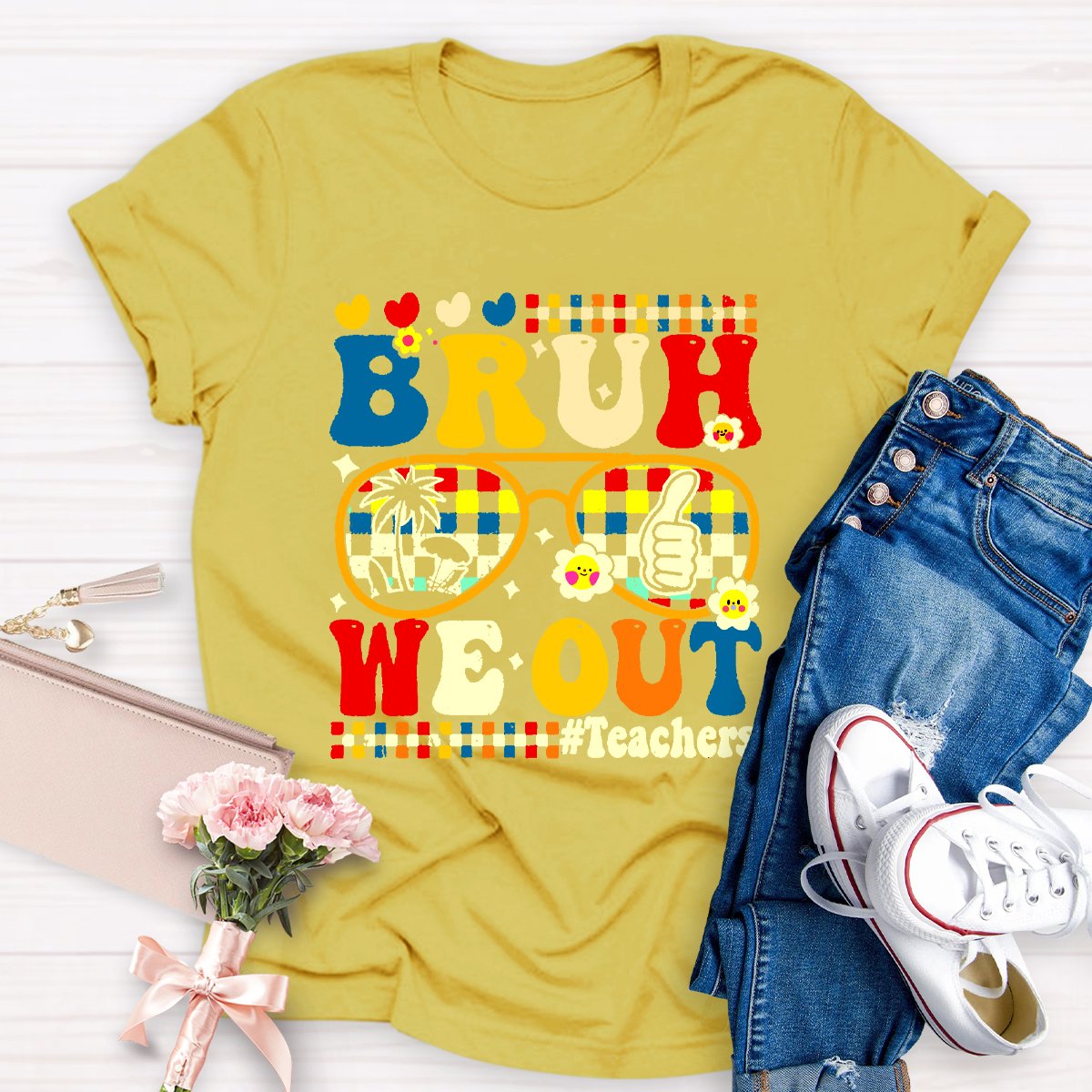 Bruh We Out Teacher Shirt