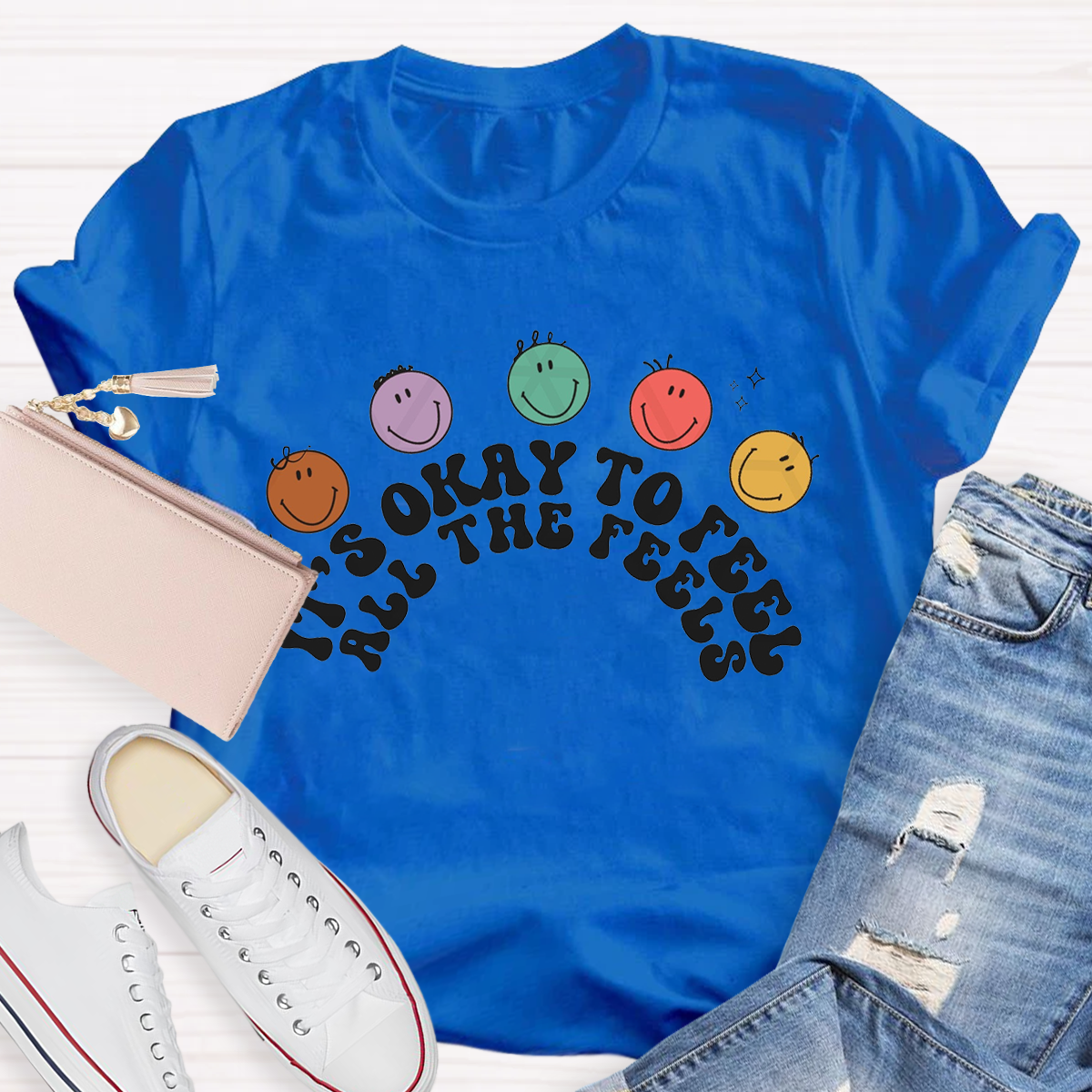 It's Okay To Not Be Ok Feelings  T-Shirt