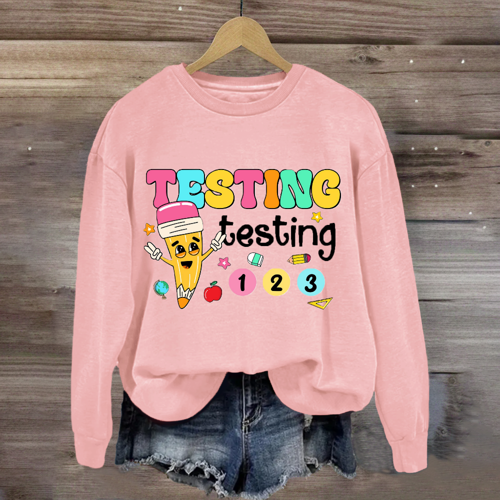 Testing Day Pencil Sweatshirt