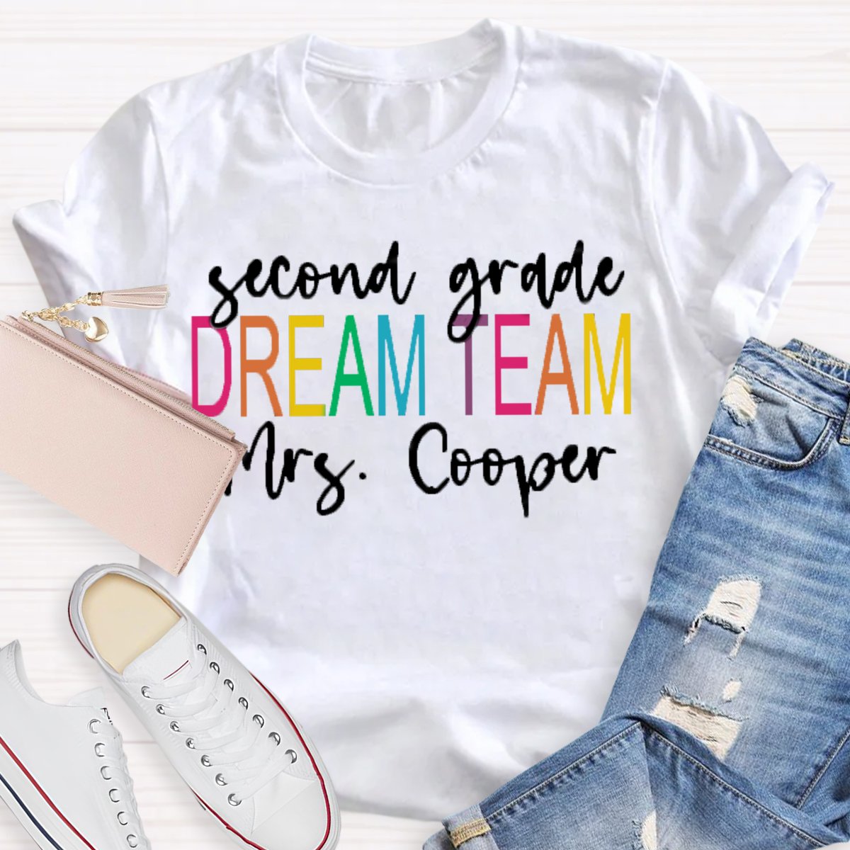 Personalized  Dream Team Grade And Name Tshirt