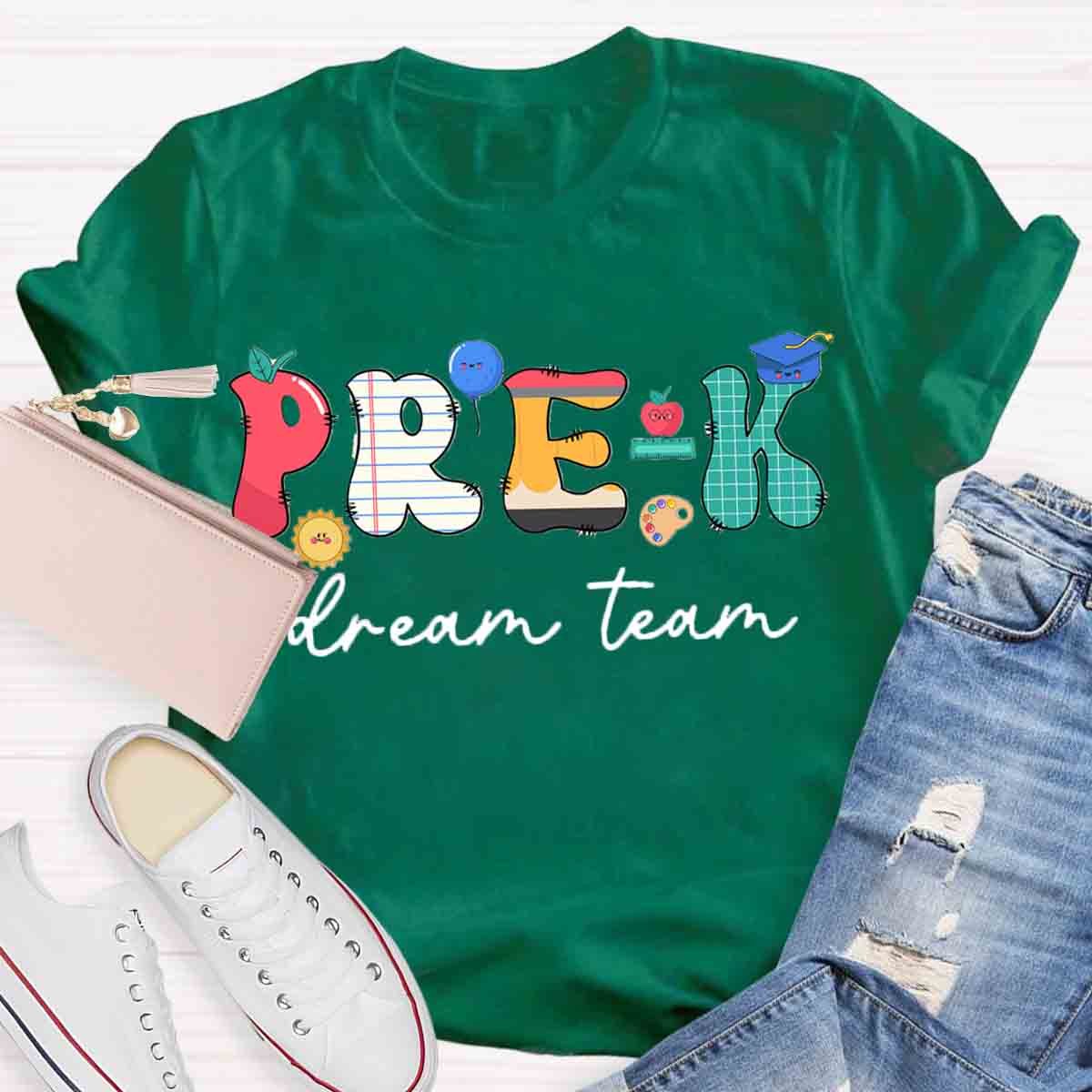 Personalized Name Pre-k Teachers T-Shirt