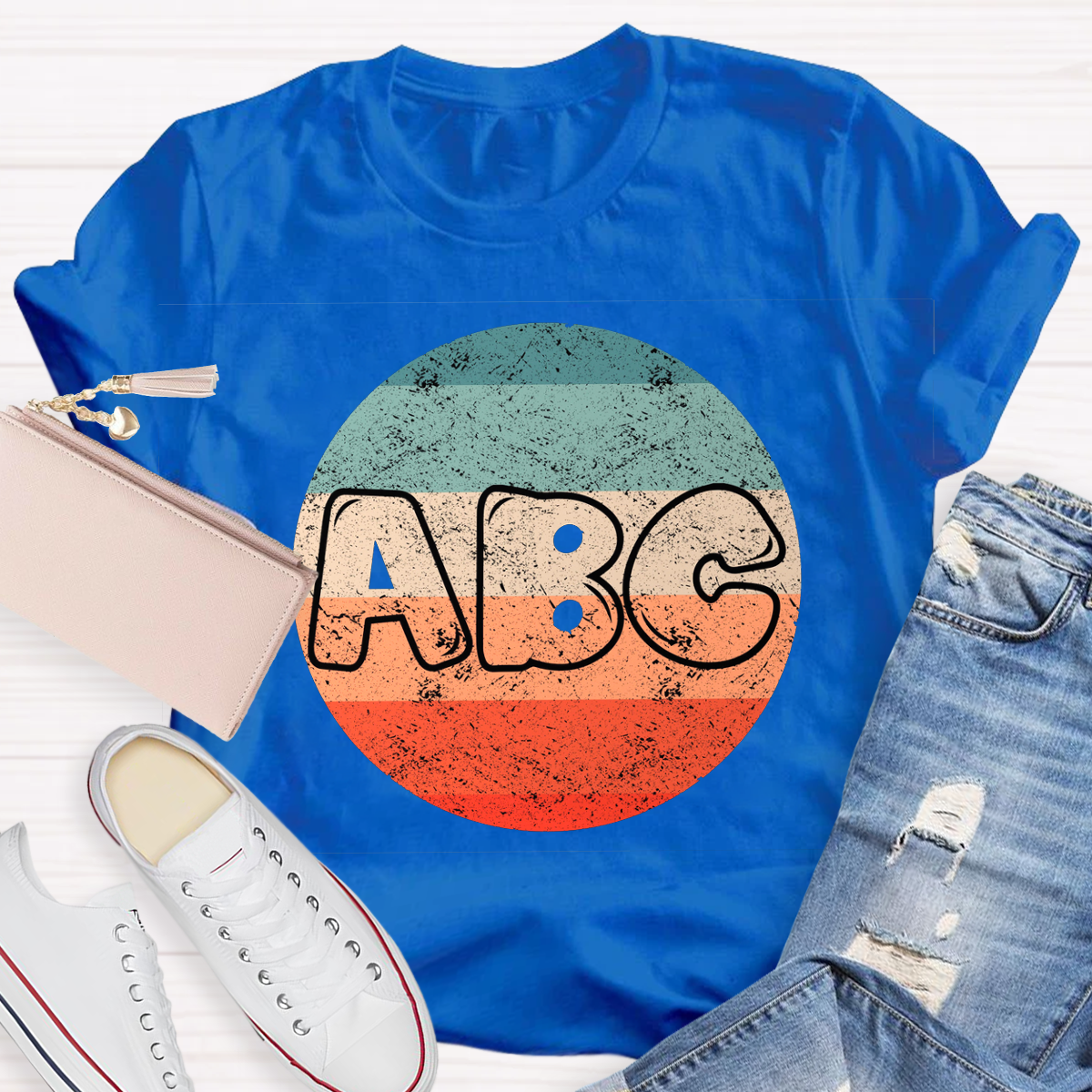 Casual ABC Teacher T-Shirt