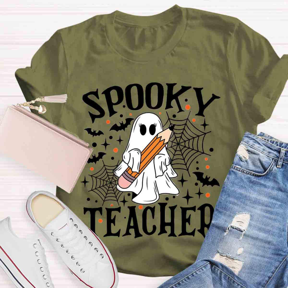 Halloween Spooky Teachers T-Shirt