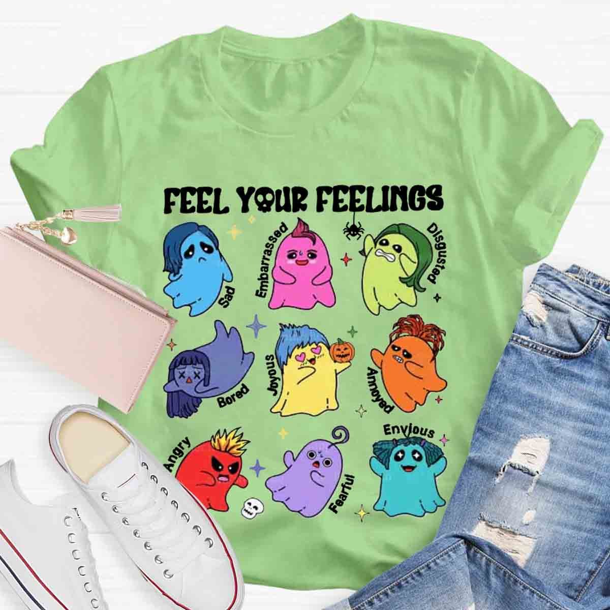 Feel Your Feelings Halloween School Psych Shirt