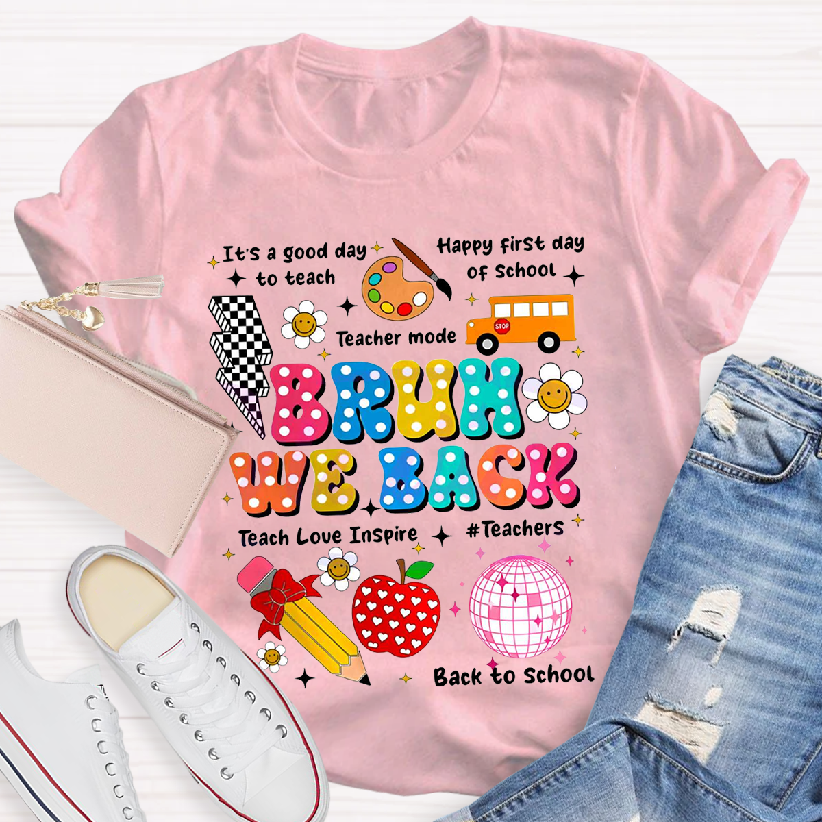 Bruh We Back To School T-Shirt