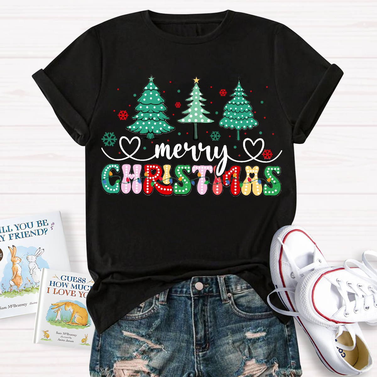 Merry Christmas Tree Teacher T-Shirt