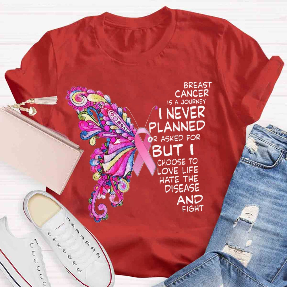 Breast Cancer Awareness Teacher T-Shirt