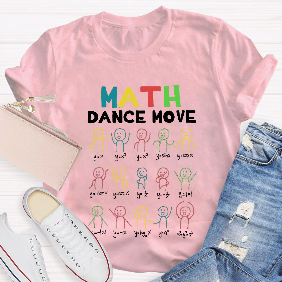 Math Dance Move Teacher T-Shirt