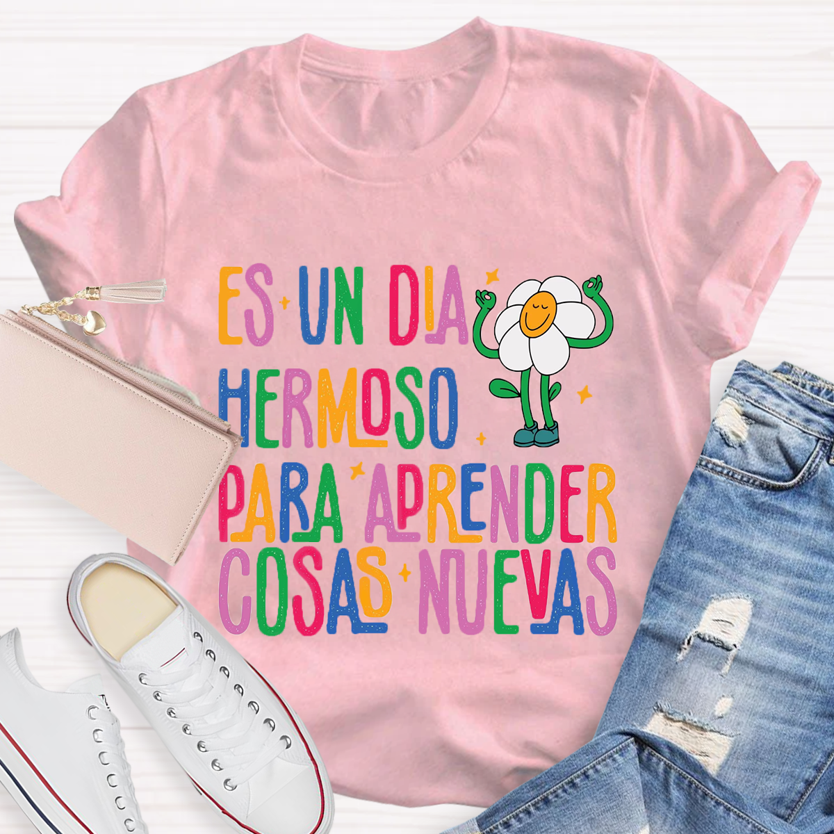 Cosas Nuevas Bilingual Teacher T-Shirt