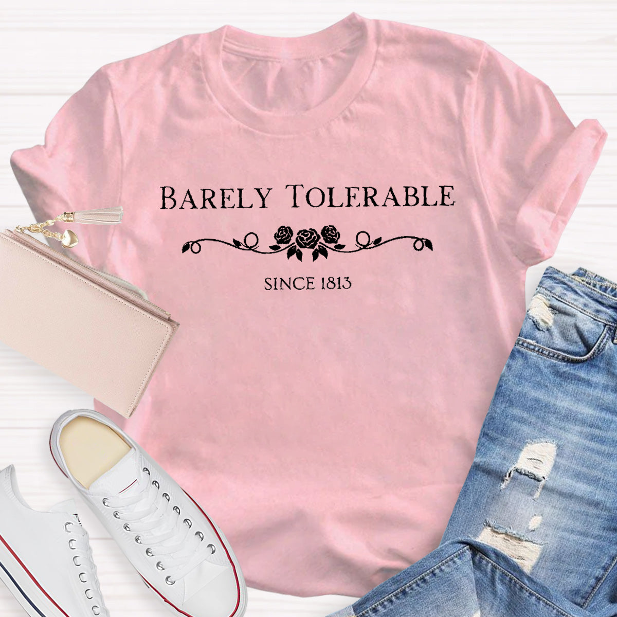 Barely Tolerable Teacher T-Shirt